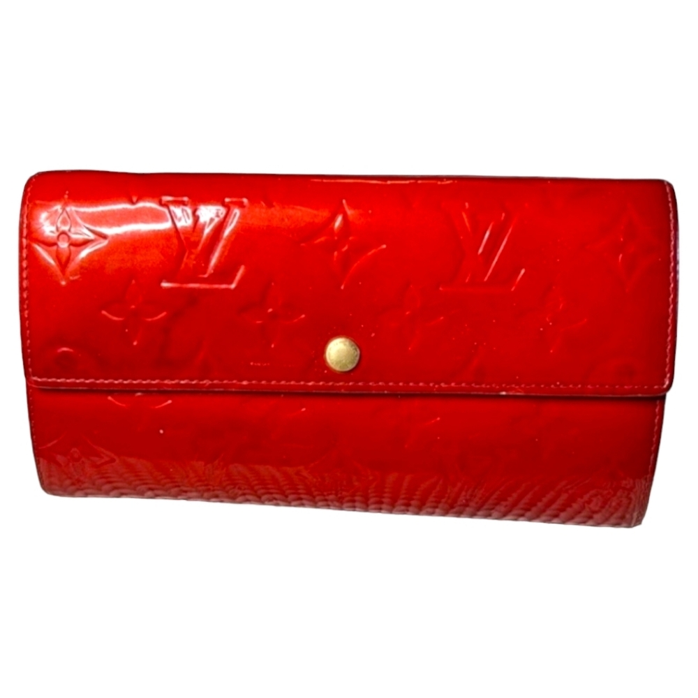 Louis Vuitton Glossy Red Wallet
